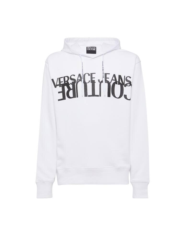 rinascente Versace Jeans Couture Felpa con cappuccio con logo reverse