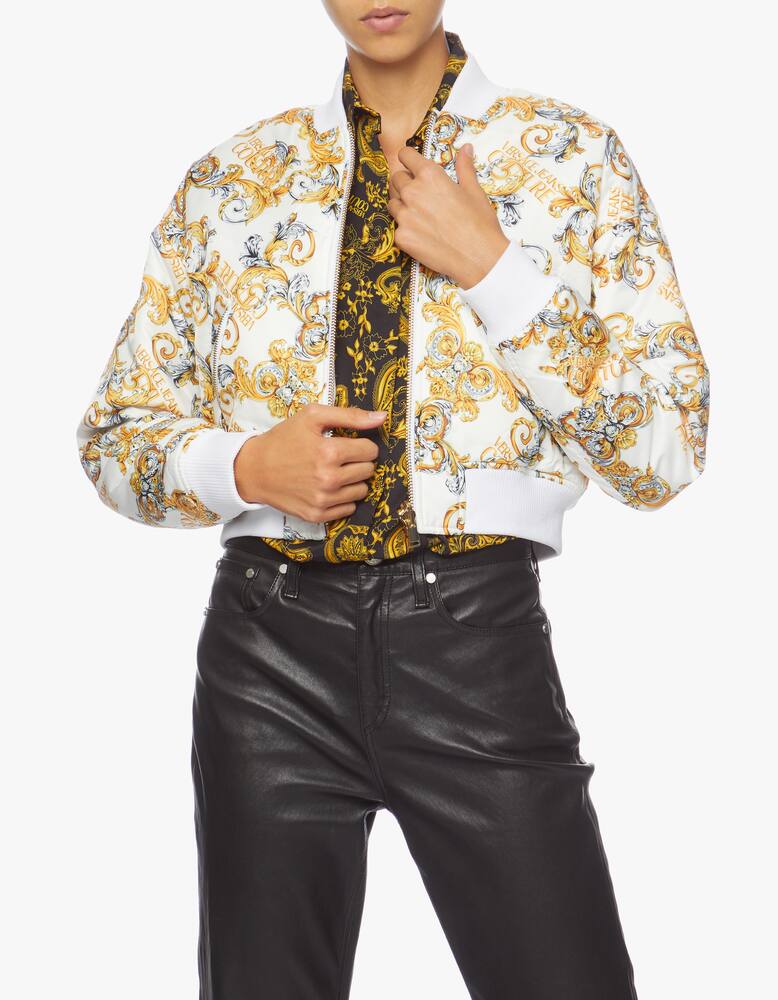 rinascente Versace Jeans Couture Bomber barocco con stampa