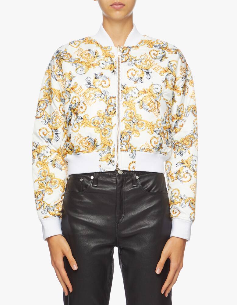 rinascente Versace Jeans Couture Bomber barocco con stampa