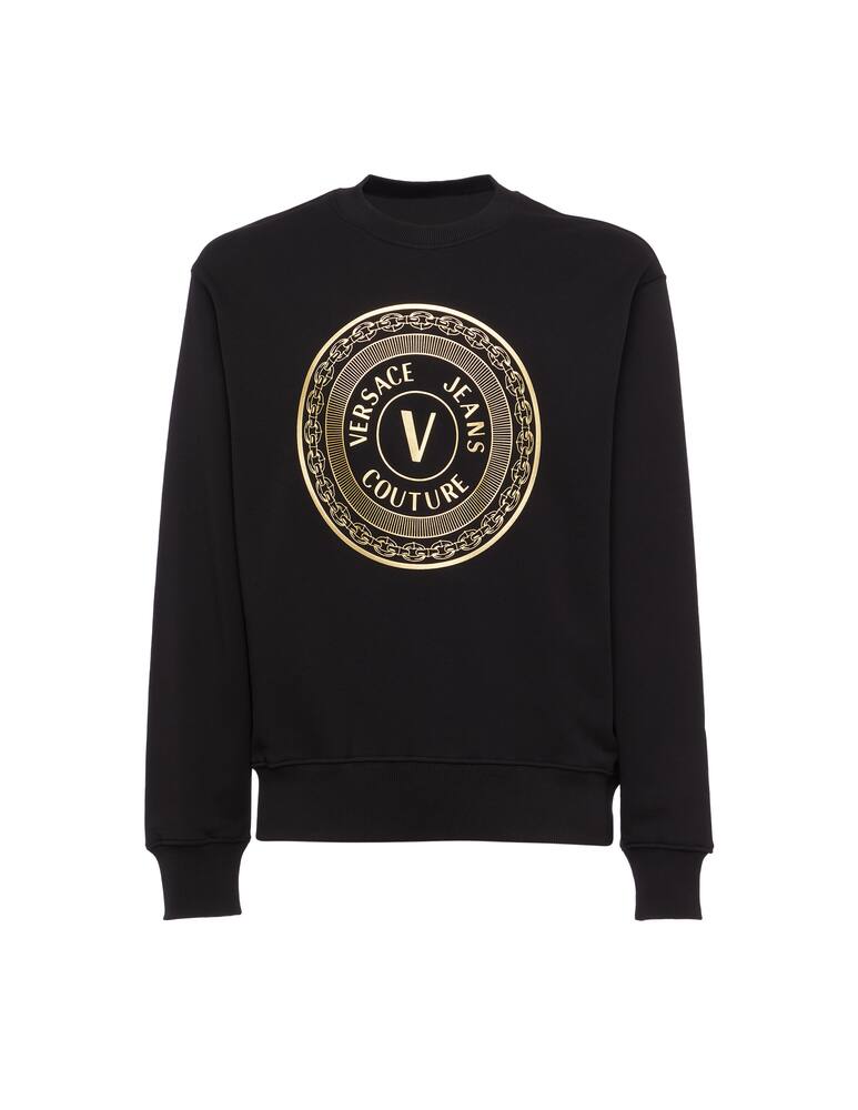 rinascente Versace Jeans Couture Roundneck new gold logo sweatshirt