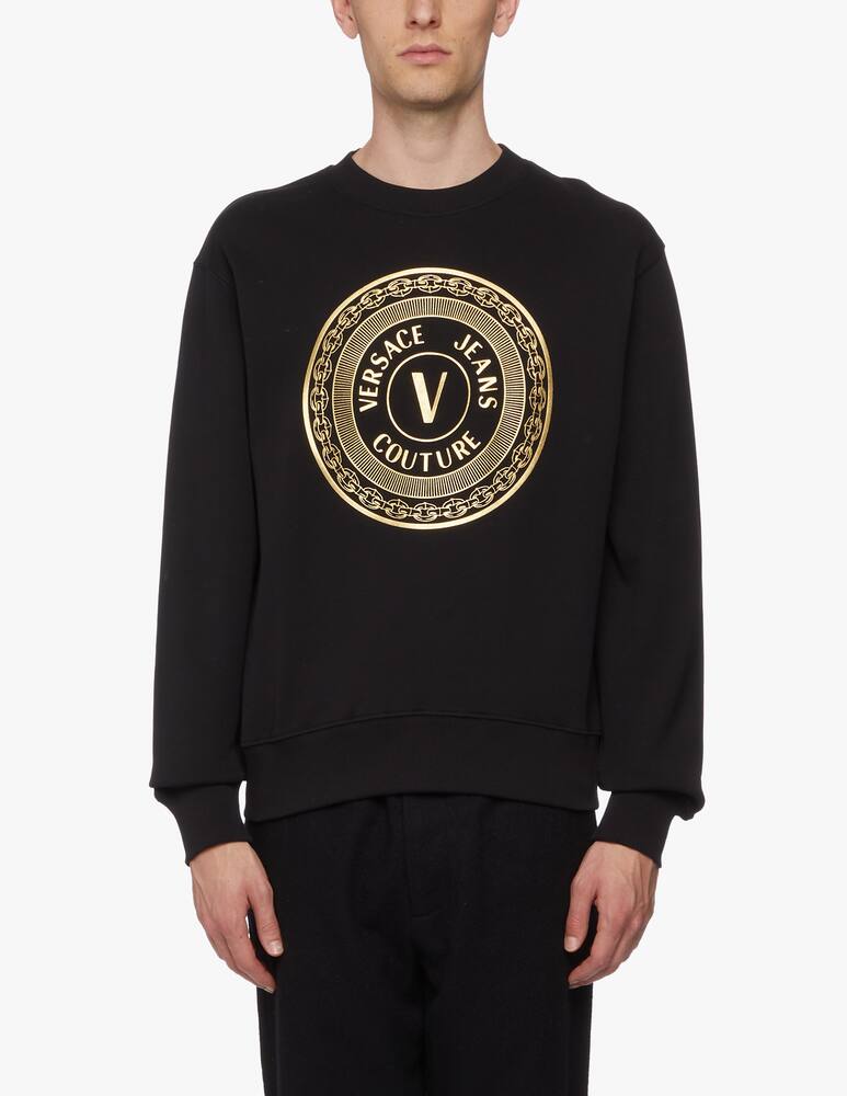 rinascente Versace Jeans Couture Roundneck new gold logo sweatshirt
