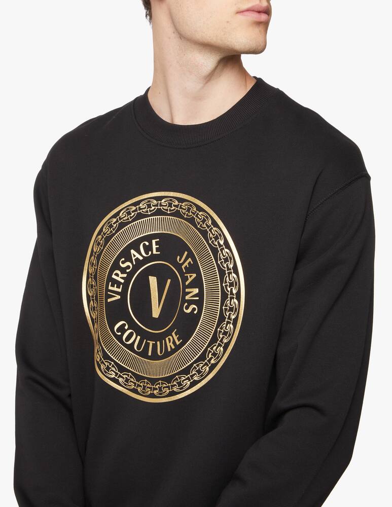 rinascente Versace Jeans Couture Roundneck new gold logo sweatshirt