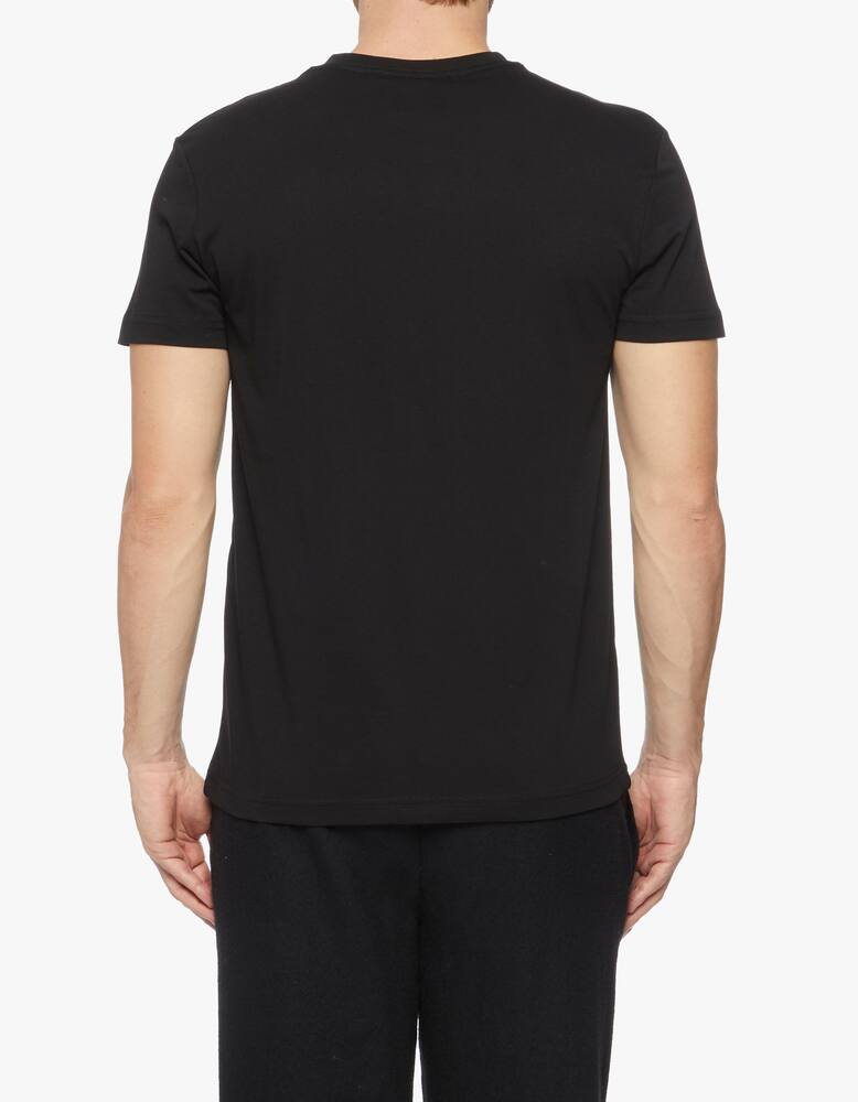 rinascente Versace Jeans Couture Roundneck label baroque logo t-shirt