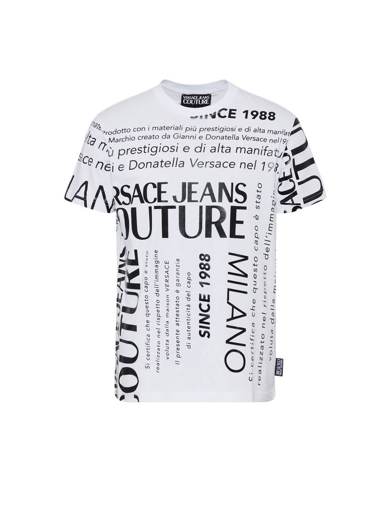 rinascente Versace Jeans Couture All over logo t-shirt