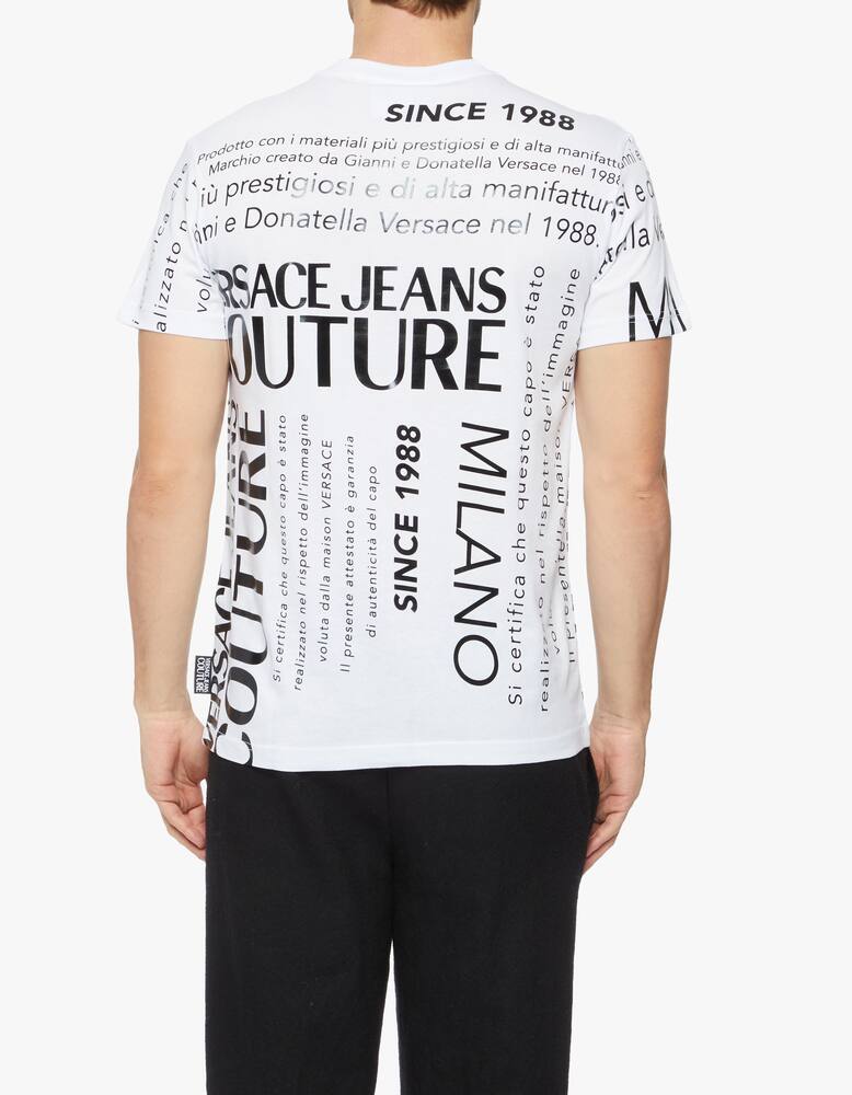 rinascente Versace Jeans Couture All over logo t-shirt