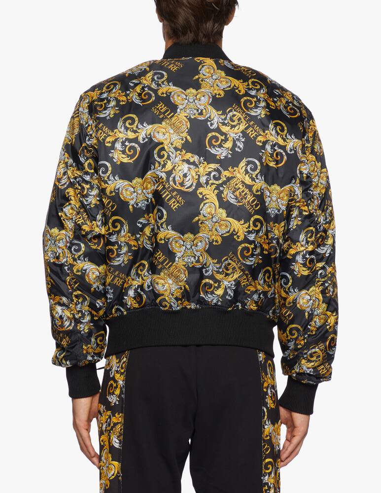 rinascente Versace Jeans Couture Bomber double-face con stampa logo baroque
