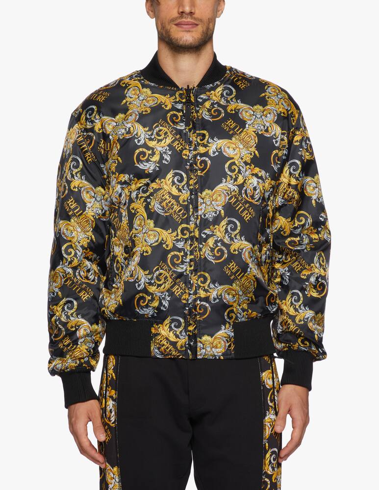 rinascente Versace Jeans Couture Bomber double-face con stampa logo baroque