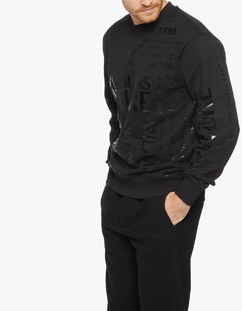 rinascente Versace Jeans Couture All over logo sweater
