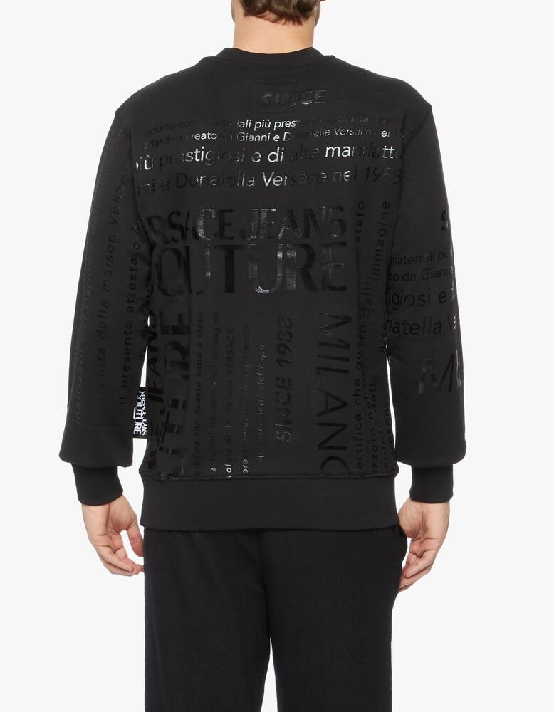 rinascente Versace Jeans Couture All over logo sweater