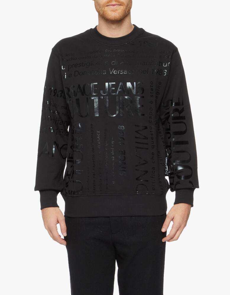 rinascente Versace Jeans Couture All over logo sweater
