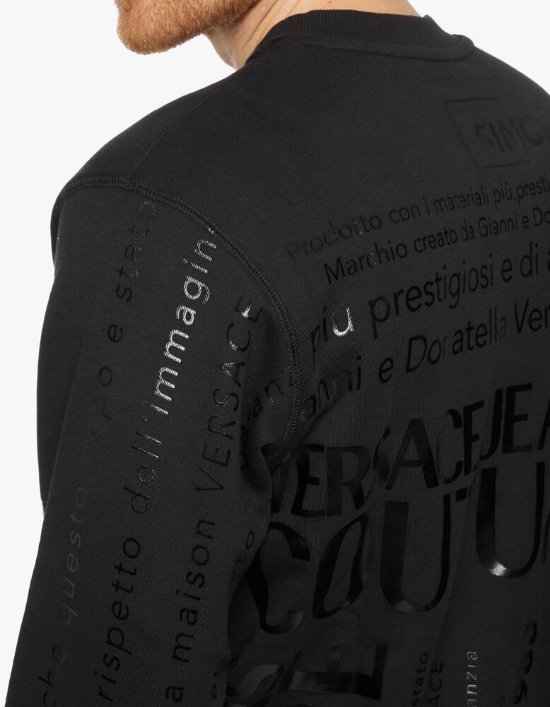 rinascente Versace Jeans Couture All over logo sweater