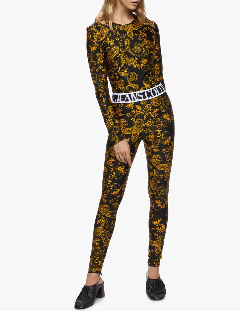 rinascente Versace Jeans Couture Leggings con molla in vita