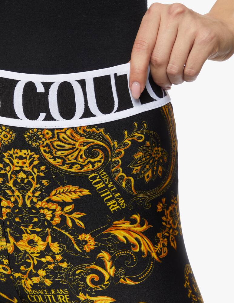 rinascente Versace Jeans Couture Leggings con molla in vita