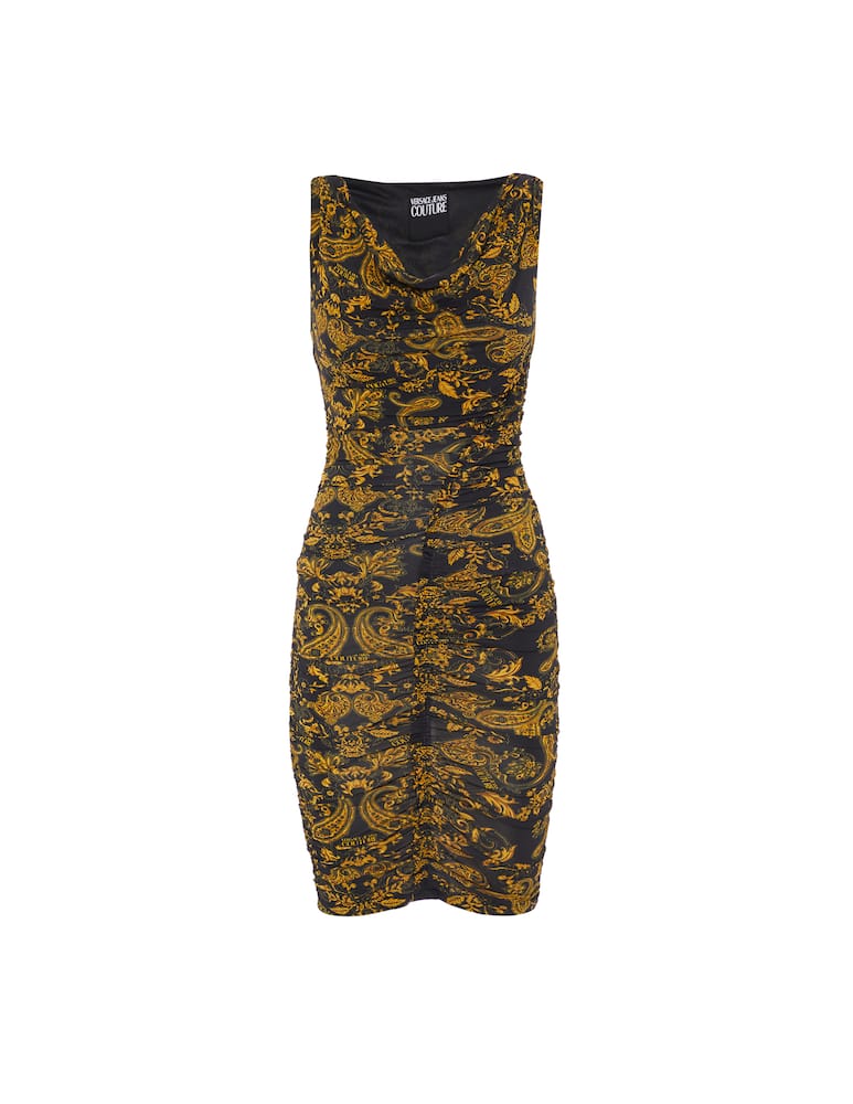 rinascente Versace Jeans Couture Dress with gold print