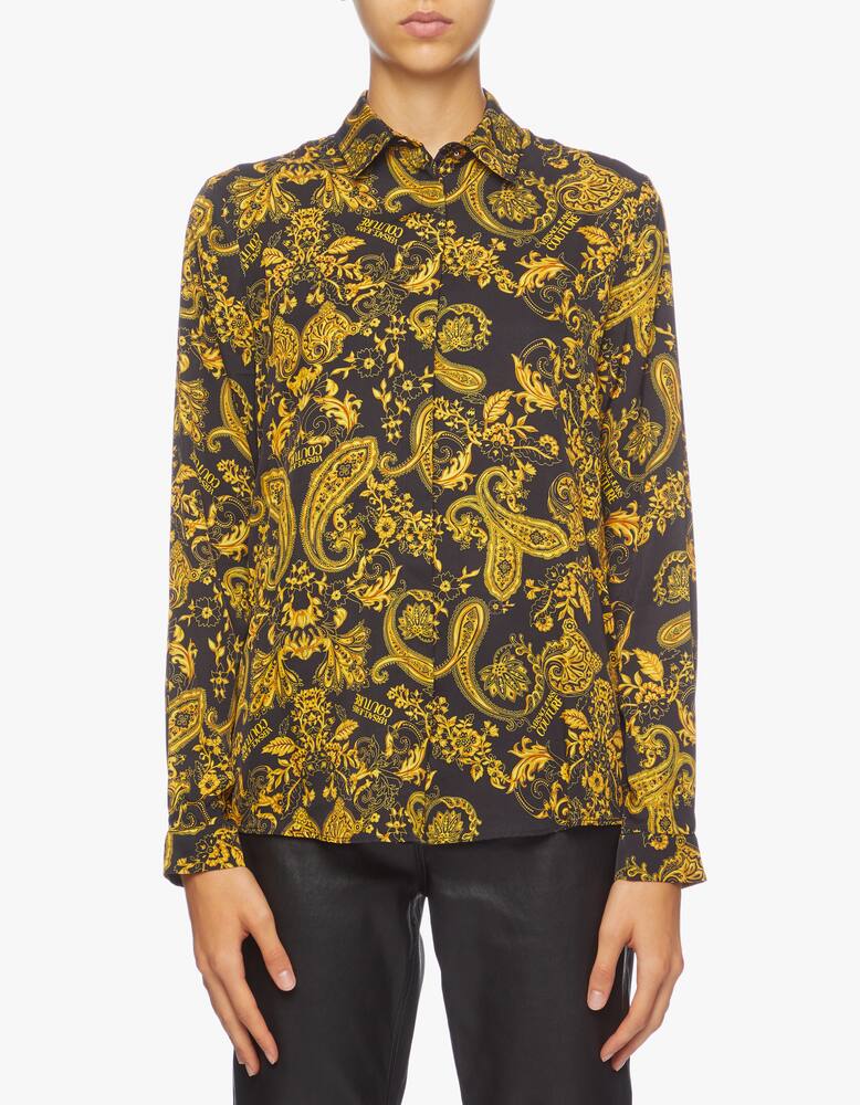 rinascente Versace Jeans Couture Paisley print shirt