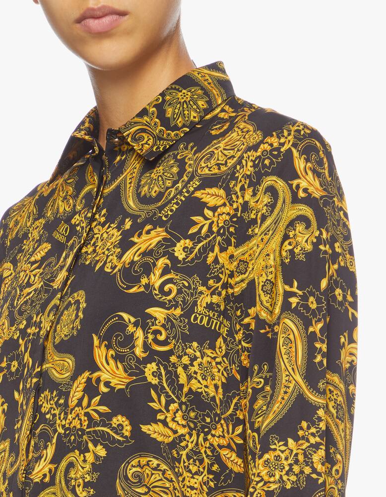 rinascente Versace Jeans Couture Paisley print shirt