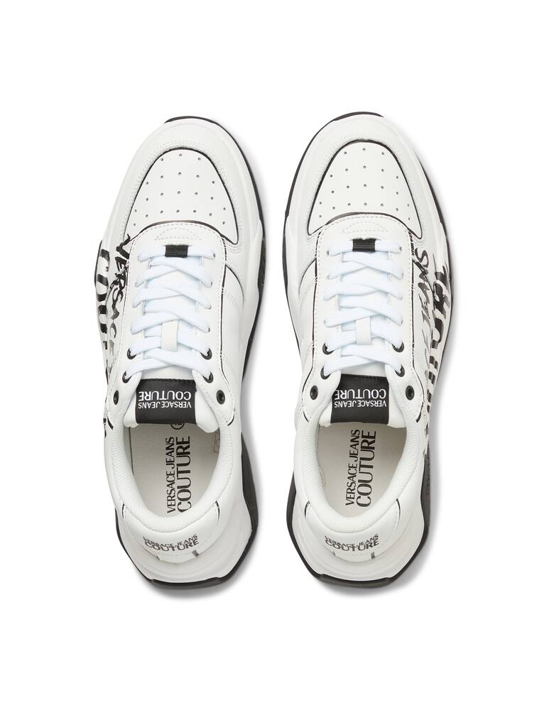 rinascente Versace Jeans Couture Low sneakers with macrologist laces