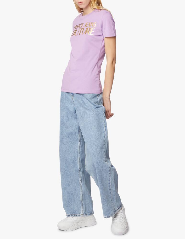Versace Jeans Couture Cotton t-shirt with logo - picture 2 Versace Jeans Couture Cotton t-shirt with logo - picture 2