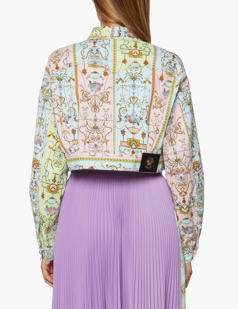 rinascente Versace Jeans Couture Giacca di jeans crop