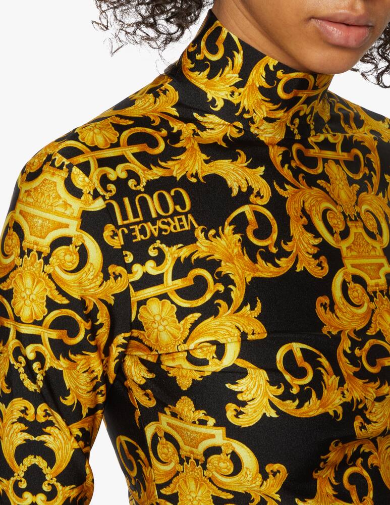 rinascente Versace Jeans Couture Top crop a maniche lunghe