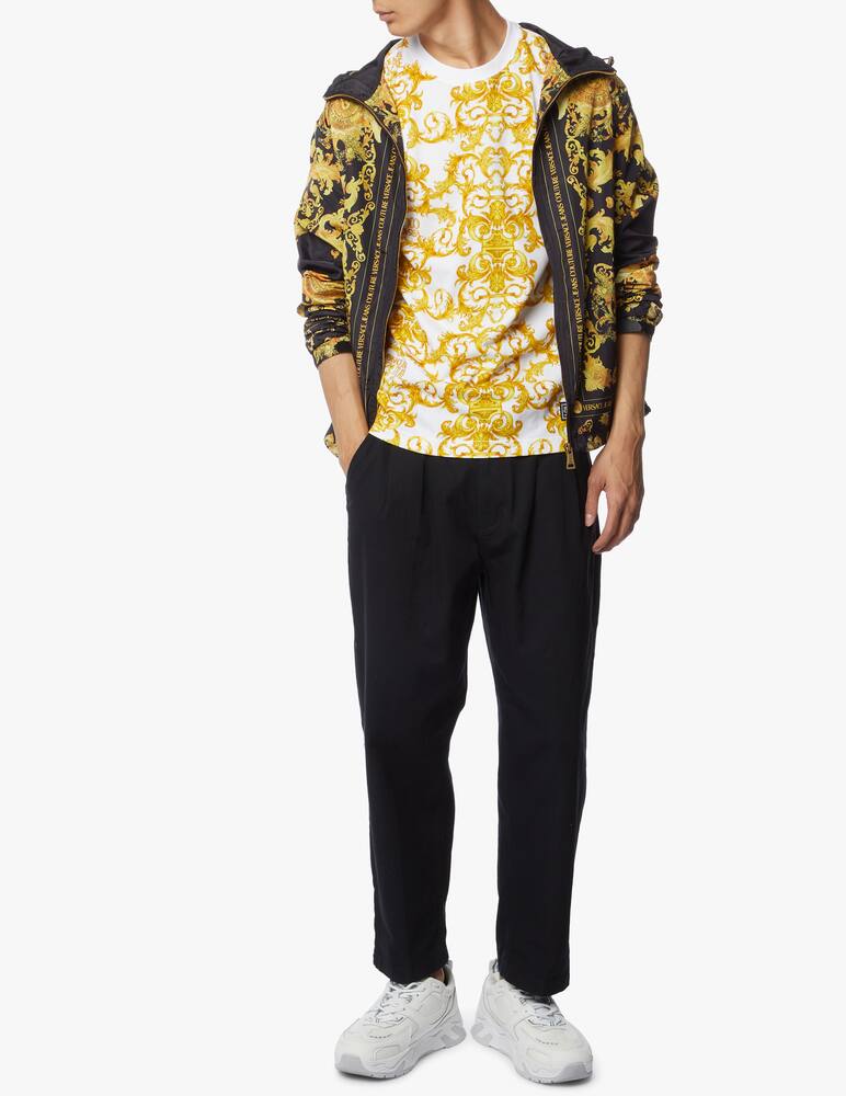 rinascente Versace Jeans Couture T-shirt with baroque print