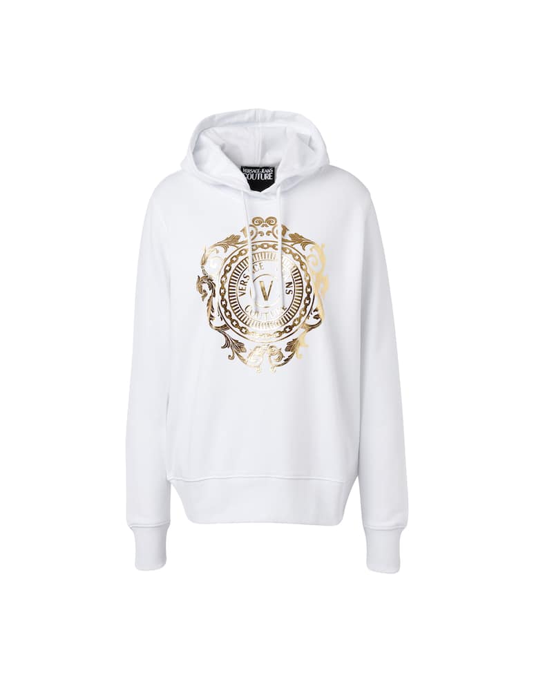 rinascente Versace Jeans Couture Felpa con cappuccio in cotone