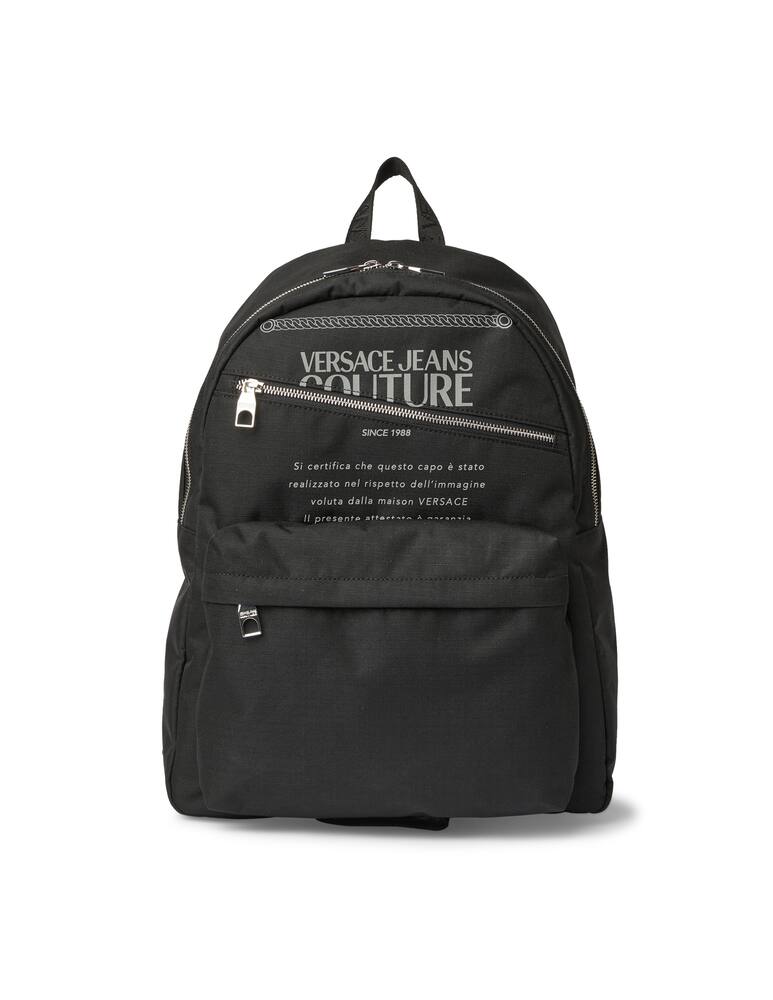 rinascente Versace Jeans Couture Zaino con logo stampato