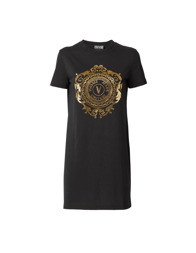 rinascente Versace Jeans Couture Mini cotton dress with logo
