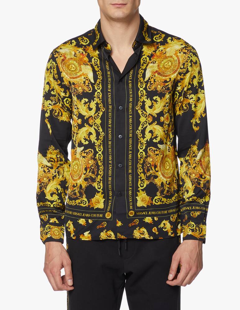 rinascente Versace Jeans Couture Camicia manica lunga con stampa barocca