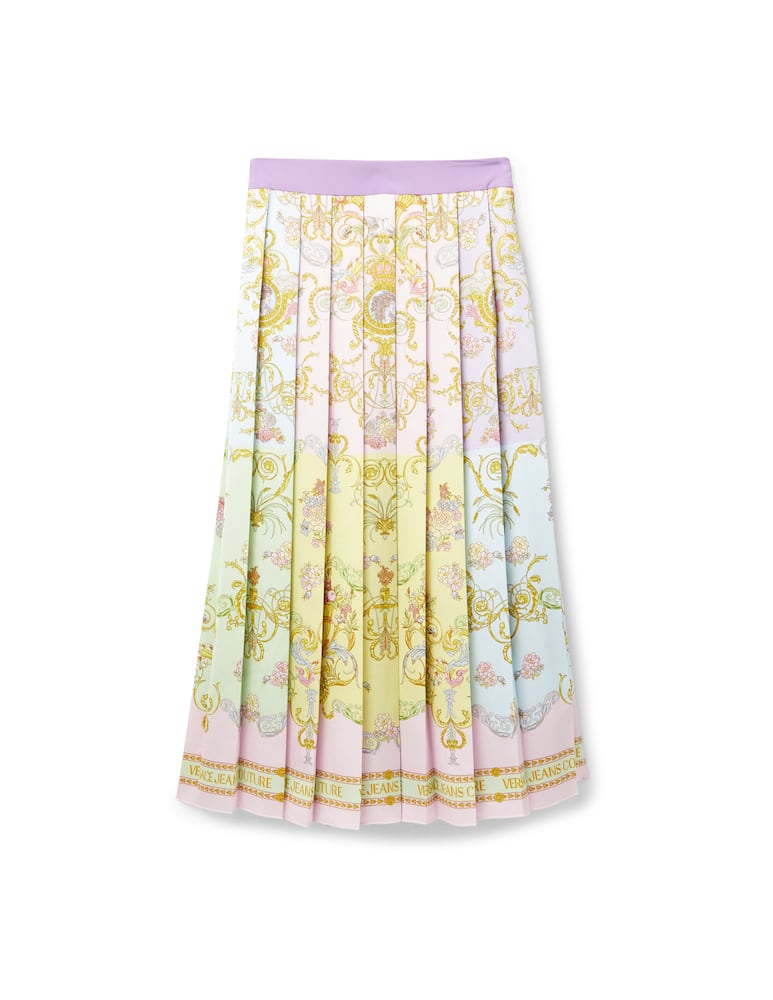 rinascente Versace Jeans Couture Midi pleated skirt