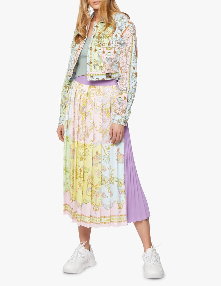 rinascente Versace Jeans Couture Midi pleated skirt