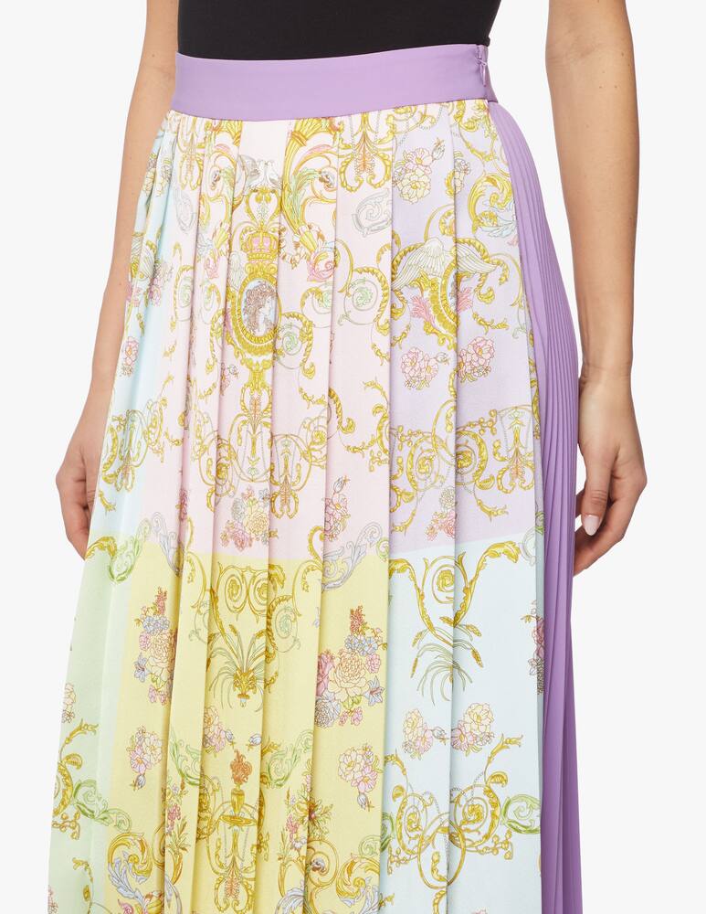 rinascente Versace Jeans Couture Midi pleated skirt