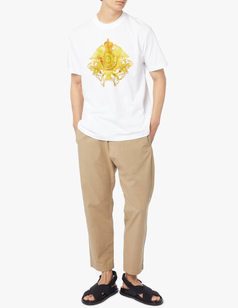 rinascente Versace Jeans Couture T-shirt girocollo in cotone medusa