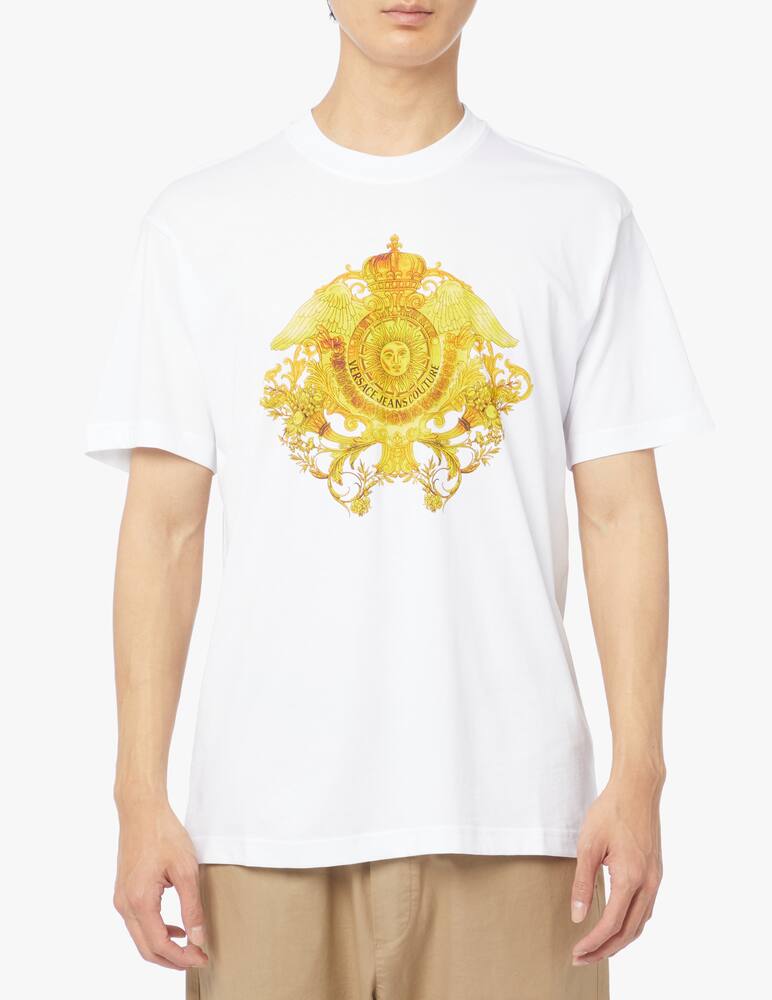 rinascente Versace Jeans Couture T-shirt girocollo in cotone medusa