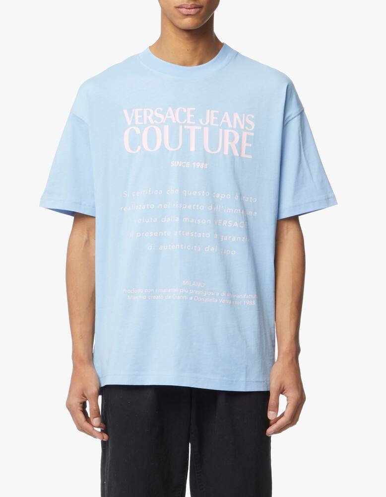 rinascente Versace Jeans Couture Macro logo t-shirt