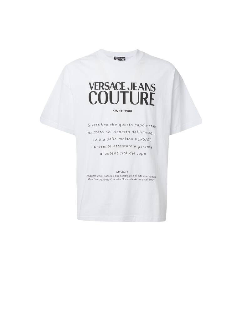 rinascente Versace Jeans Couture T-shirt macro logo