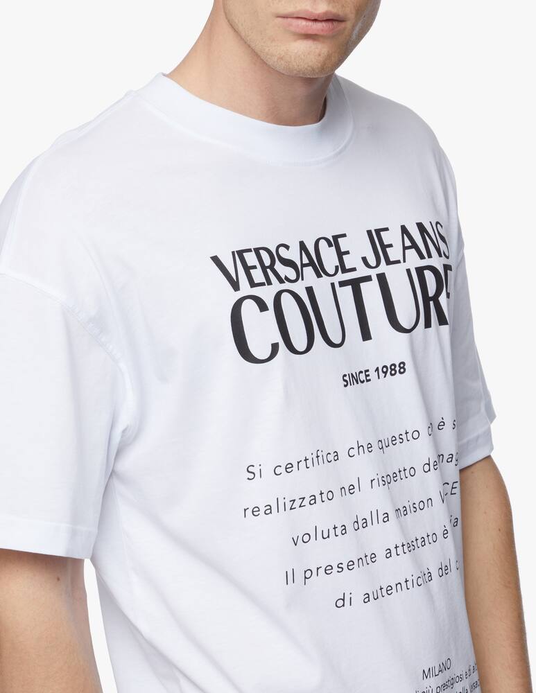 rinascente Versace Jeans Couture T-shirt macro logo