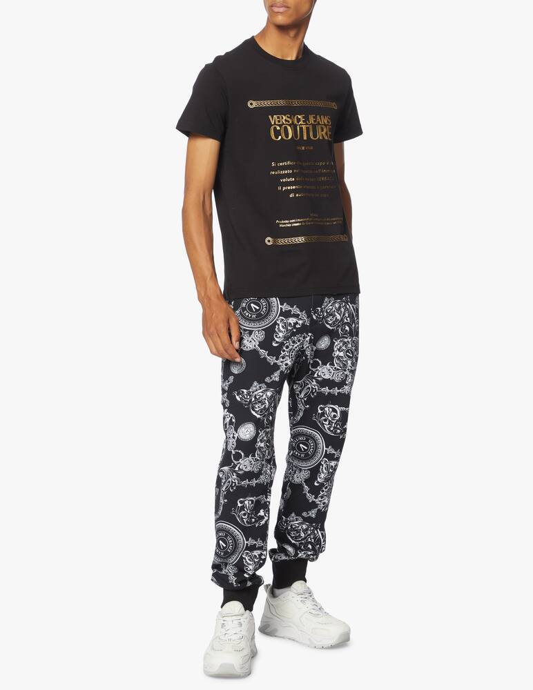 rinascente Versace Jeans Couture Maglietta girocollo guarantee oro