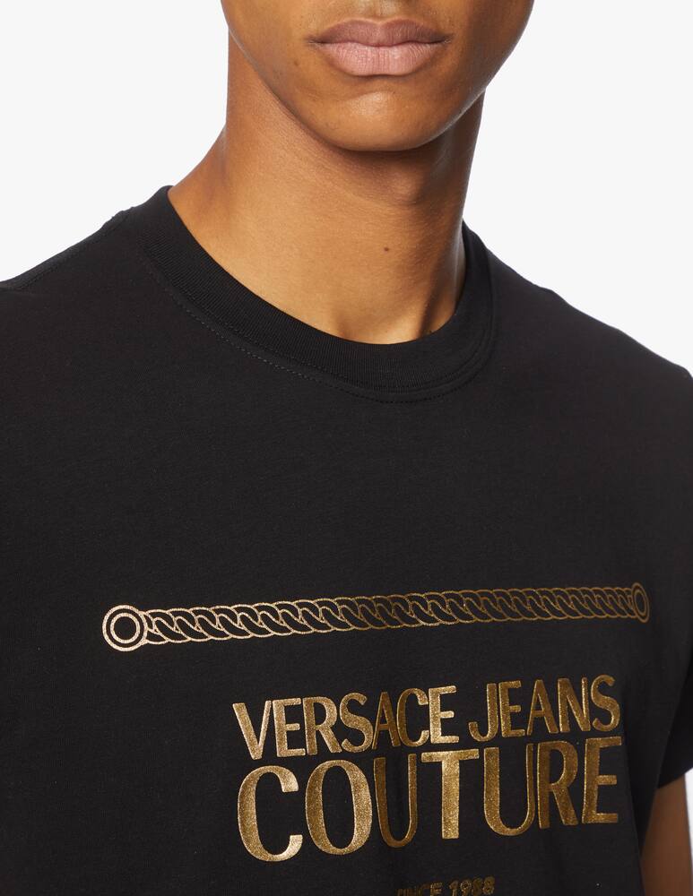 rinascente Versace Jeans Couture Maglietta girocollo guarantee oro