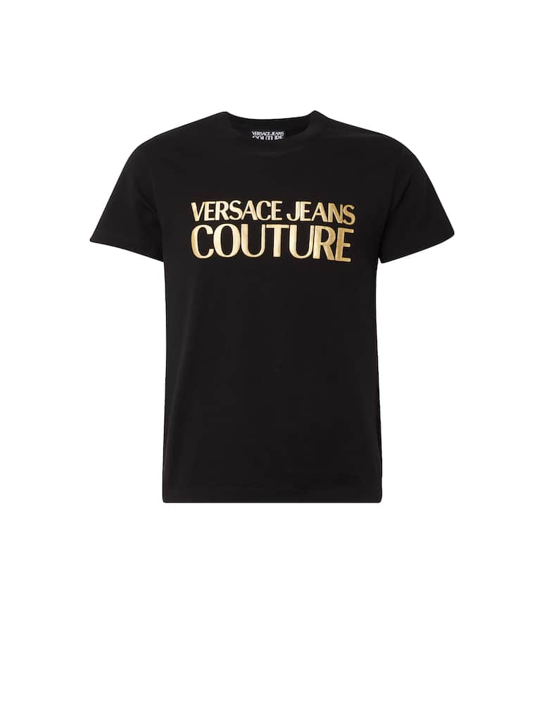 Versace Jeans Couture Maglietta girocollo logo oro - immagine 1 Versace Jeans Couture Maglietta girocollo logo oro - immagine 1