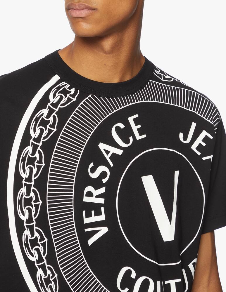 rinascente Versace Jeans Couture Centrered veblem t-shirt