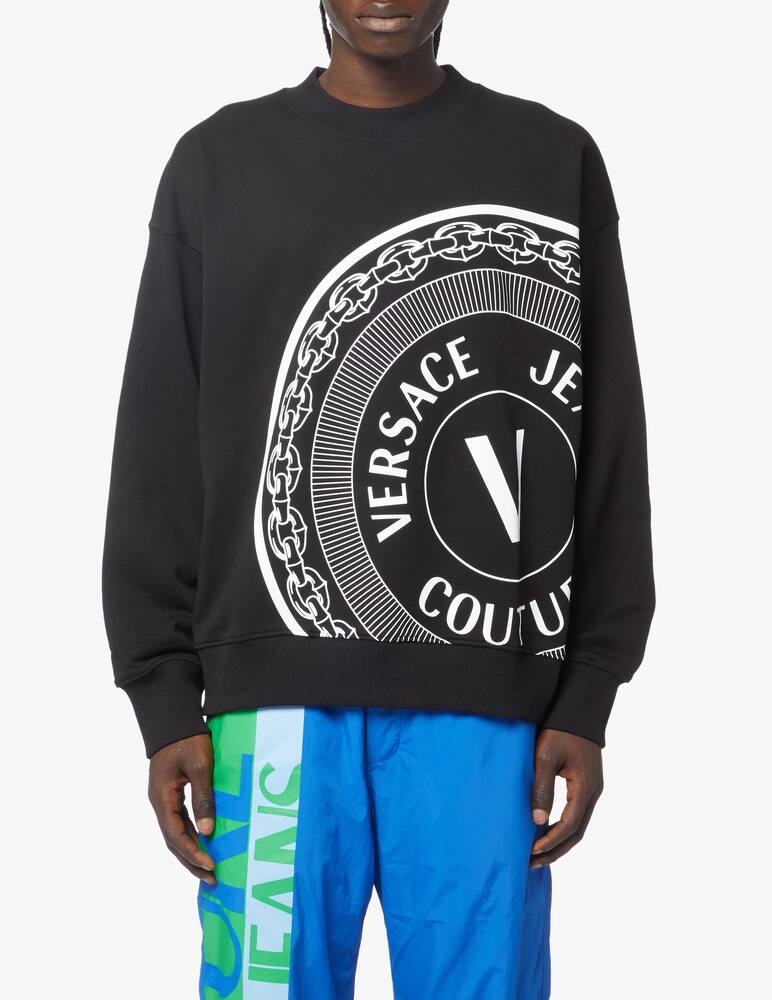 rinascente Versace Jeans Couture Felpa emblem rub