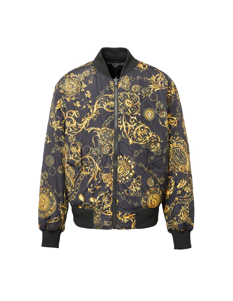 Versace Jeans Couture Baroque bijoux reversible bomber jacket - picture 1 Versace Jeans Couture Baroque bijoux reversible bomber jacket - picture 1