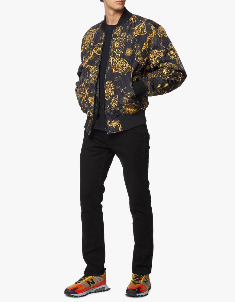 rinascente Versace Jeans Couture Baroque bijoux reversible bomber jacket