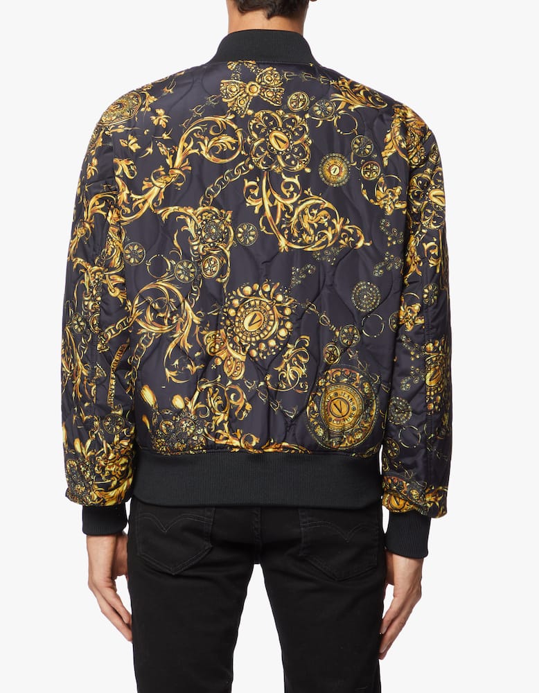 Versace Jeans Couture Baroque bijoux reversible bomber jacket - picture 3 Versace Jeans Couture Baroque bijoux reversible bomber jacket - picture 3