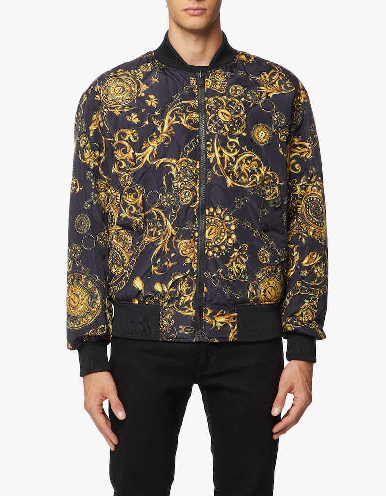 Versace Jeans Couture Baroque bijoux reversible bomber jacket - picture 4 Versace Jeans Couture Baroque bijoux reversible bomber jacket - picture 4