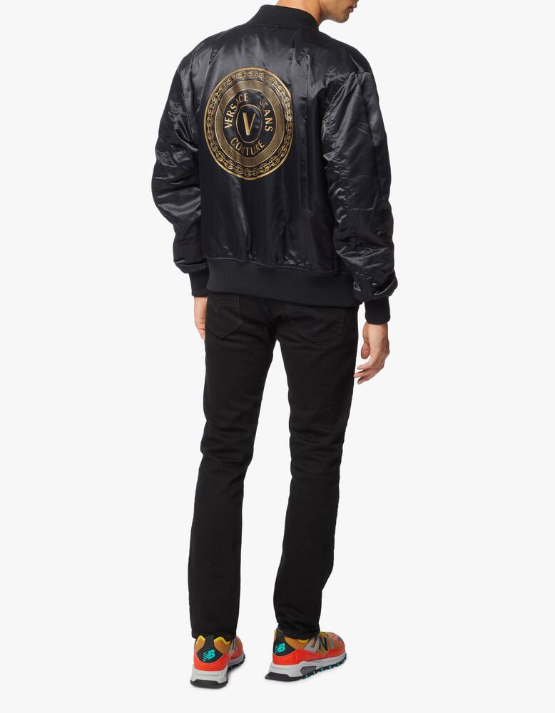 rinascente Versace Jeans Couture Baroque bijoux reversible bomber jacket