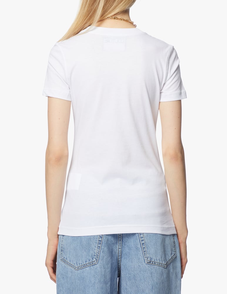 rinascente Versace Jeans Couture Cotton t-shirt with blurred logo