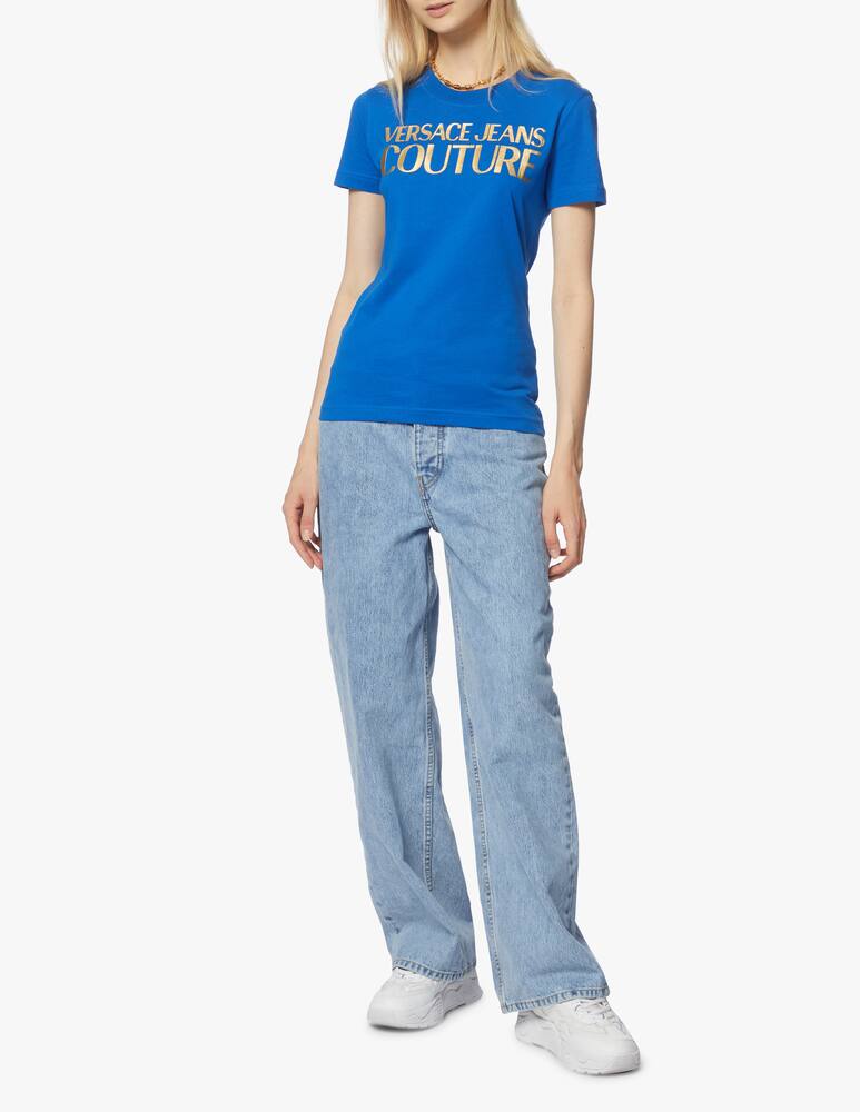 rinascente Versace Jeans Couture Cotton t-shirt with embroidered logo