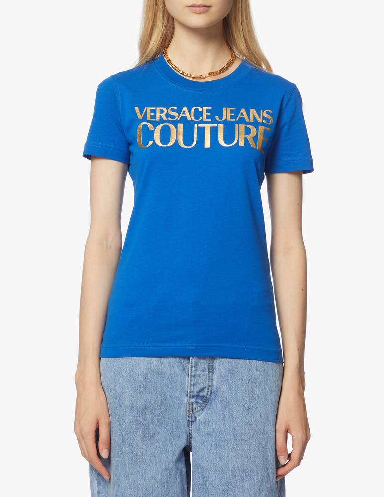 rinascente Versace Jeans Couture Cotton t-shirt with embroidered logo